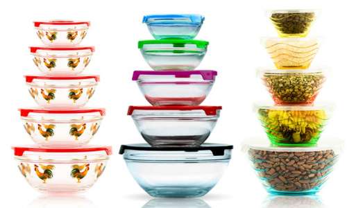 Glass Bowl Set (10-Piece)